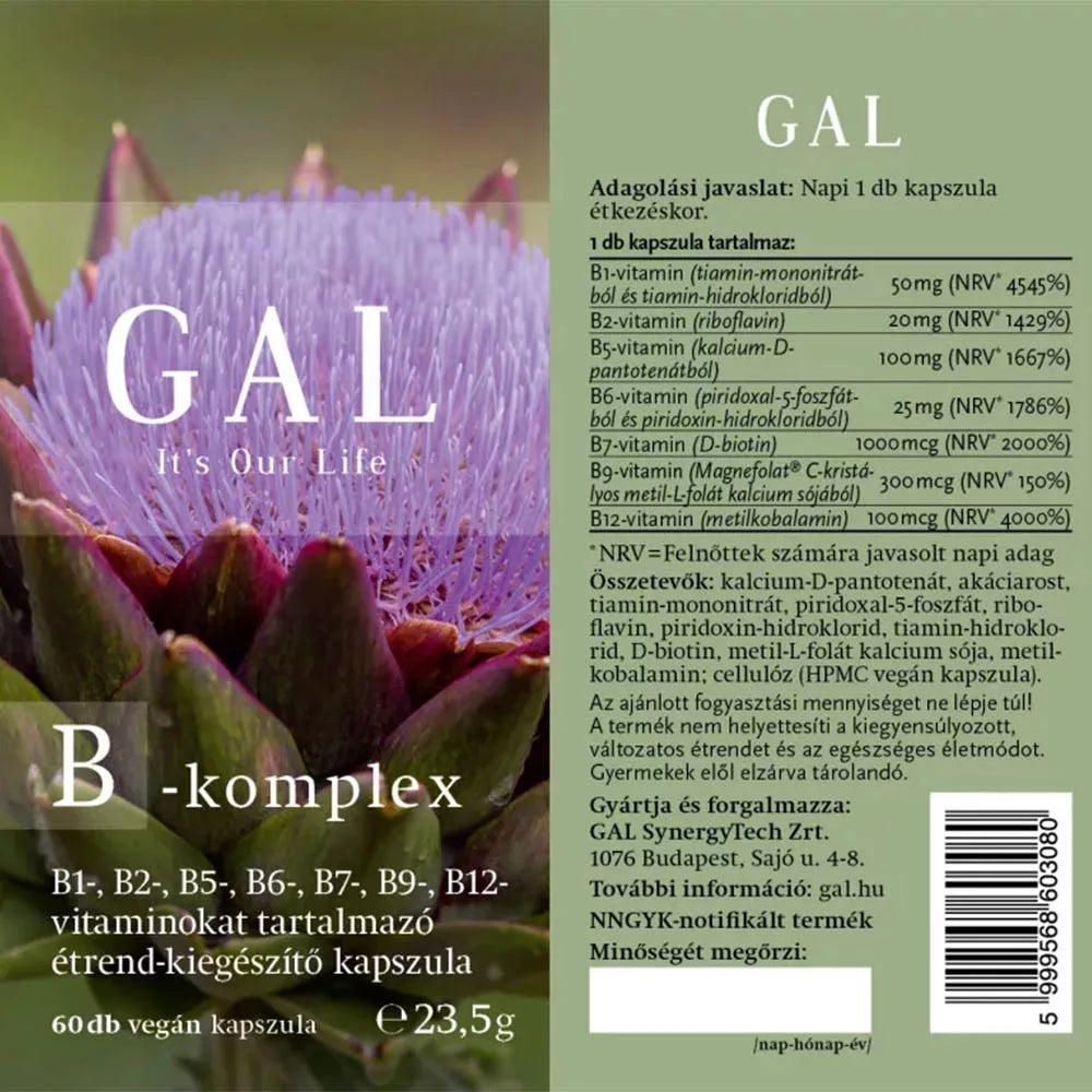 GAL | B-Complex (60 Veg Capsules)