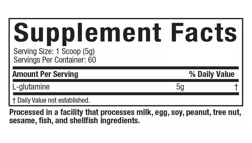 MuscleTech | Platinum 100% Γλουταμίνη - 300 γρ.
