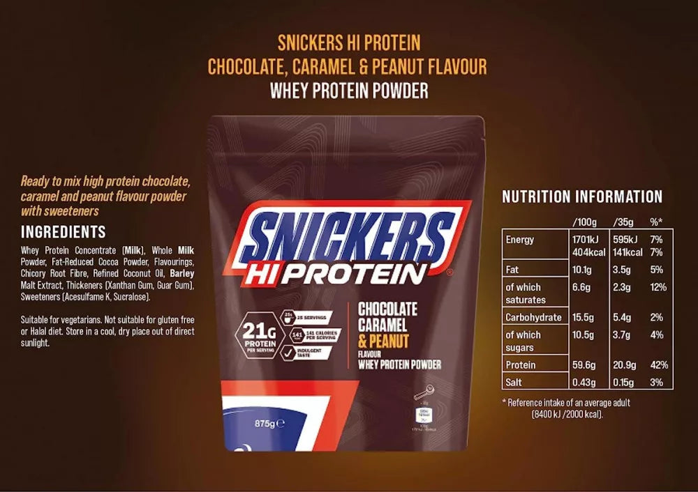 Snickers | Hi Πρωτεΐνης - 875 γρ.
