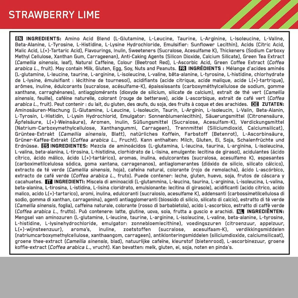 Optimum Nutrition | Essential AMIN.O. Energy™ - 270 γρ.