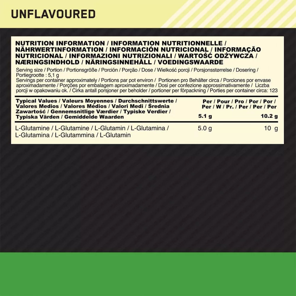 Optimum Nutrition | Σκόνη Γλουταμίνης - 630 γρ.