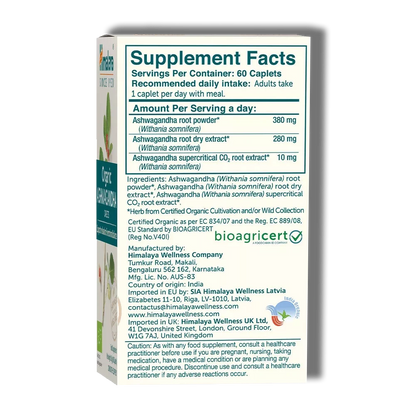 Himalaya | Organic Ashwagandha (60 Caplets)