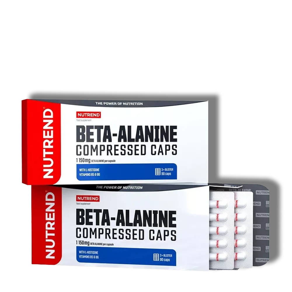 Nutrend | Beta-Alanine Compressed Caps - Béta-alanin (90 Capsules)