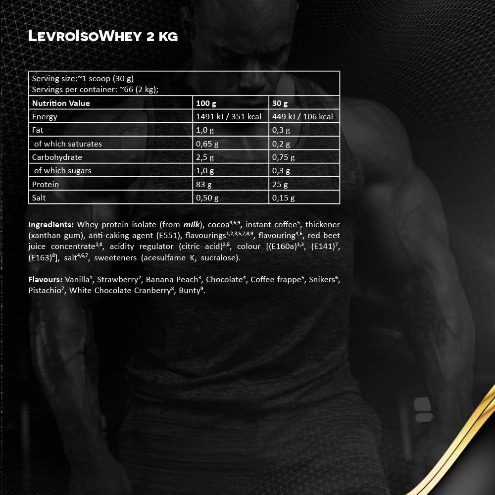 Kevin Levrone | Levro Iso Whey - 2000 γρ.