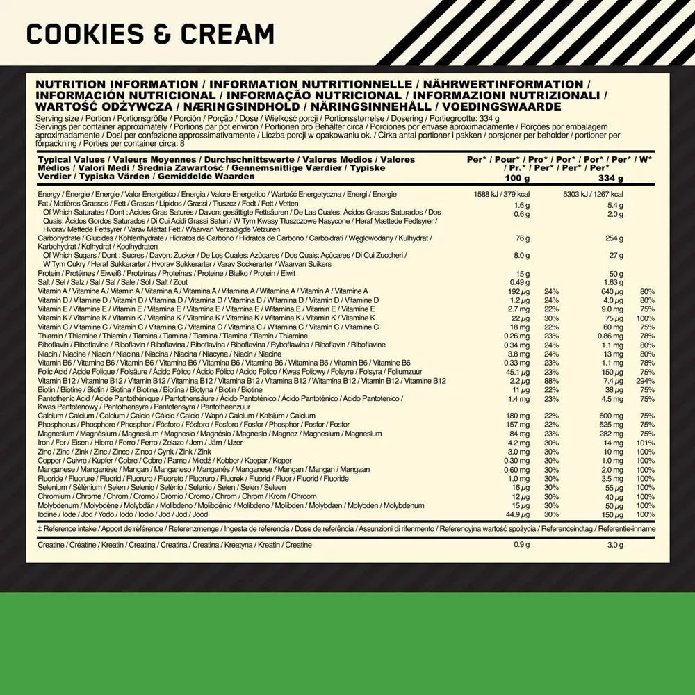 Optimum Nutrition | Serious Mass - 2730g.